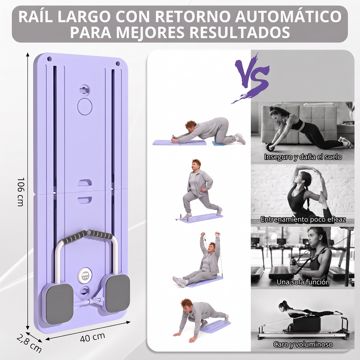 Tabla de Pilates Plegable para Casa